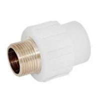 ПВХ Адаптер двойной с нар.резьбой 25х20х1/2"