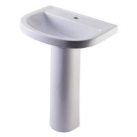 Раковина ROSA "СТАНДАРТ" 560 с пьедесталом "ROSA" КСФ белый