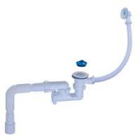 Сифон ОРИО д/ванны 1 1/2х40 пласт.решетка А-60089 (25шт/к) удал