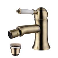 Смеситель LEMARK Вилла для биде с донн. клапаном клик-клак, бронза LM4808B