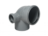 Отвод 100 кан с бок. выходом на 50  левый  (РТП)