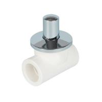 Вентиль 20  хромированный  (белый РТП)