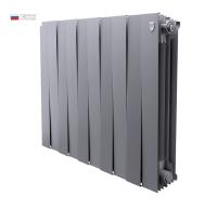 Радиатор Royal Thermo PianoForte 500 Silver Satin сер 10 сек горизонтальный