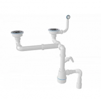 Сифон двойной разноуровневый НОВА 1196