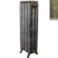 Радиатор чугунный Bristol 800/226 4 секции, античное золото