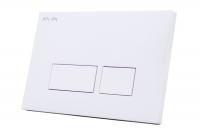 Кнопка для инсталляции, Pro S 047001 пневматическая, пластик белая