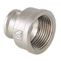 Муфта переходная НИКЕЛЬ  1/2 х 3/8