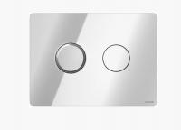 Кнопка для инсталяции CERSANIT ACCENTO для AQUA 50 пневматическая пластик хром глянцевый