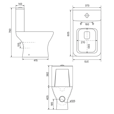 Унитаз IDDIS "Torr" TORRDSEi24