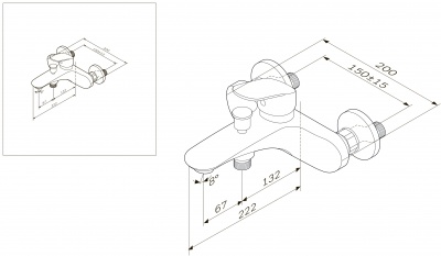 Смеситель AM.PM Like F8010016