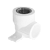 Отвод с вн. рез с фланцем 20х1/2" (белый РТП)