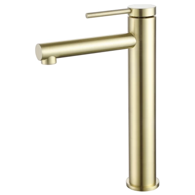 Смеситель ABBER Emotion для накладной раковины, золото матовое AF8811G