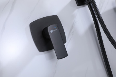Смеситель LEMARK URSUS с гигиеническим душем, встраиваемый, черный LM7219BL