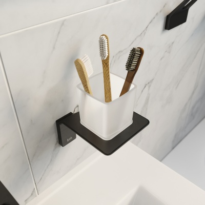 Подстаканник одинарный, IDDIS Slide мат.стекло SLIBSG1i45