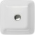 Раковина на столешницу CERSANIT CREA 35 SQUARE
