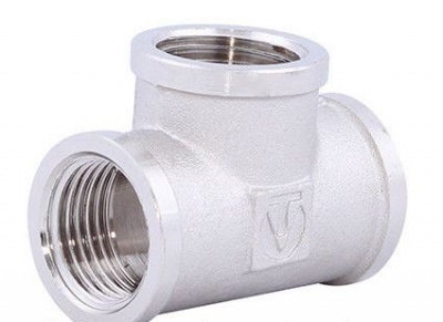 Тройник НИКЕЛЬ вн.-вн.-вн. 1"