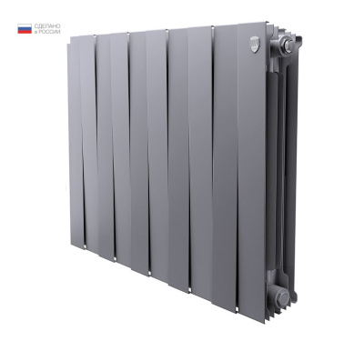 Радиатор Royal Thermo PianoForte 500 Silver Satin сер 10 сек горизонтальный