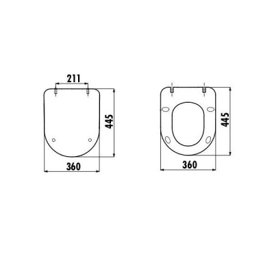 Унитаз подвесной с функцией биде Creavit FE320-34CB00E-0002