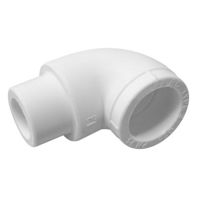 Отвод 25 удл (белый РТП)
