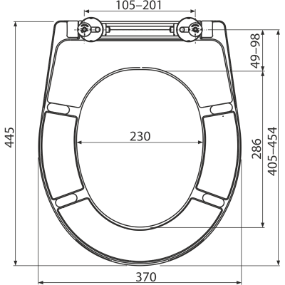 Сиденье Alca Plast А602