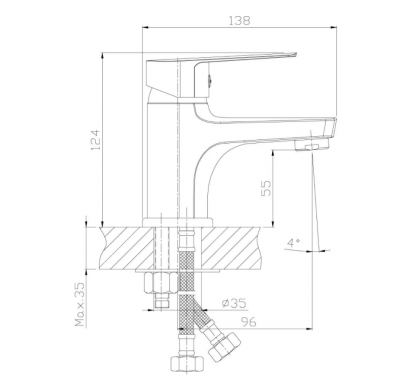 Смеситель RoSSinka S35-15