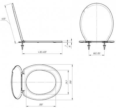 Сиденье СПБ Фараон Тип3