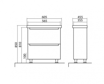Тумба AQUARODOS HeadWay