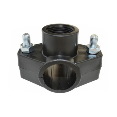 110*1" Полиэт. Седло с болтовым прижимом