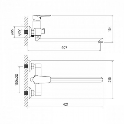 Смеситель IDDIS Cloud CLOSBL2i10WA