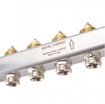 Коллектор Royal Thermo 1" ВР-3/4" НР, 6 вых