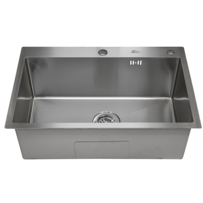 Мойка врезная БРИЗ ZEUS 650х450х220, сатин