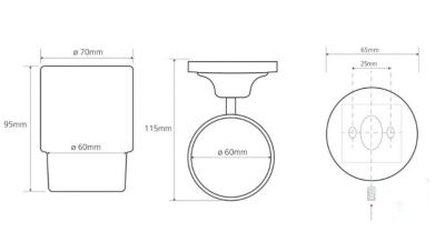 Держатель стакана RETRO 144110017