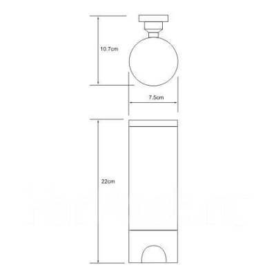 Держатель для ватных дисков(цилиндр) KVADRO FX-61330