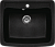 Мойка GS-03, черный308, 603х515