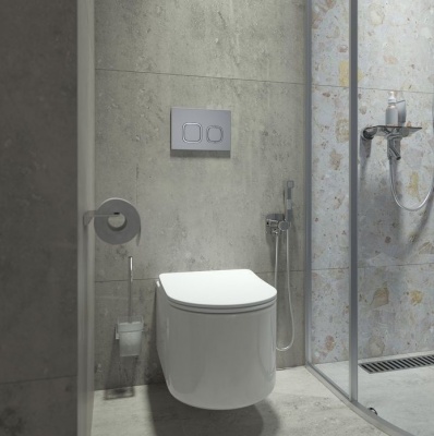 Кнопка для инсталяции 004 хром, Unifix DDIS,UNI04CHi77