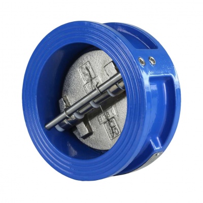 Клапан обрат. двухстворч. межфл. Ду100