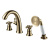 Смеситель LEMARK Vintage для ванны встраиваемый, на 4 отверстия, с аксесс., бронза LM2841B