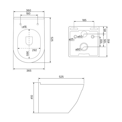 Унитаз IDDIS CLOUD CLORDSEi25