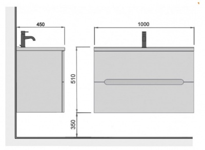 Тумба Мойдодыр Octavio 100A