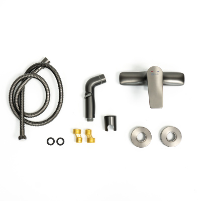 Смеситель LEMARK BRONX с гигиеническим душем LM3718GM