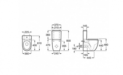 Унитаз ROCA MERIDIAN