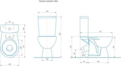Унитаз ROSA Уют