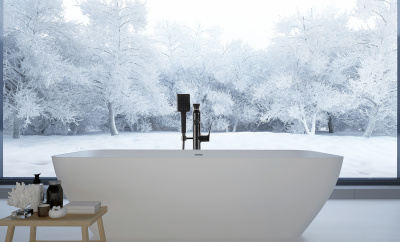 Смеситель LEMARK  BRONX  для ванны напольный, черный LM3744BL