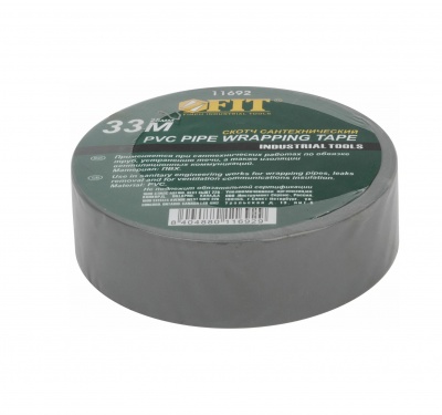 Скотч сантехнический PVC для труб 25 мм х 0,13 мм х 33 м
