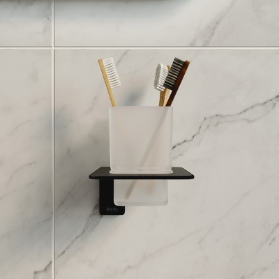 Подстаканник одинарный, IDDIS Slide мат.стекло SLIBSG1i45