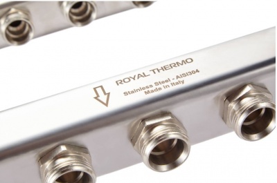 Коллектор Royal Thermo 1" ВР-3/4" НР, 6 вых