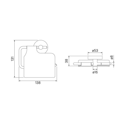 Бумагодержатель IDDIS Sena SENSSC0i4