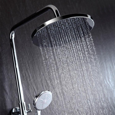 Смеситель LEMARK Linara для ванны с верхней душевой лейкой Троп,дождь,с пов, изл LM0462C