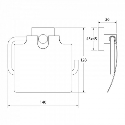 Бумагодержатель IDDIS Edifice EDISBC0i43