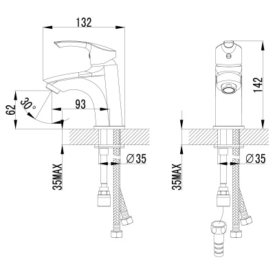 Смеситель LEMARK LM1116C